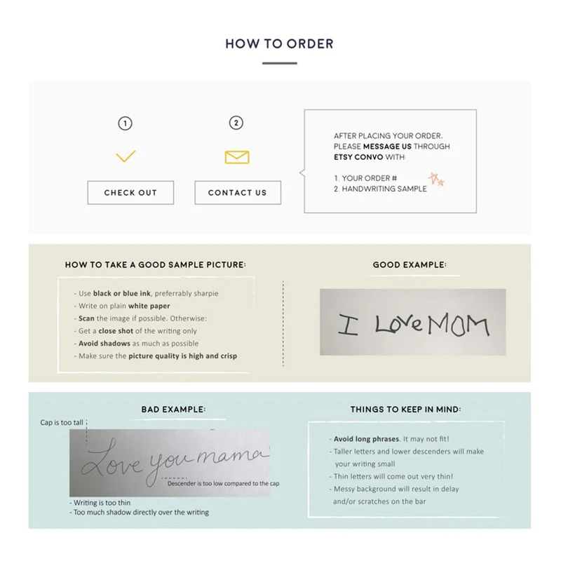 

Personalized 925 sterling silver Drawing Artwork Necklace Custom Actual Handwriting Necklace Signature Memorial Pendant Necklace