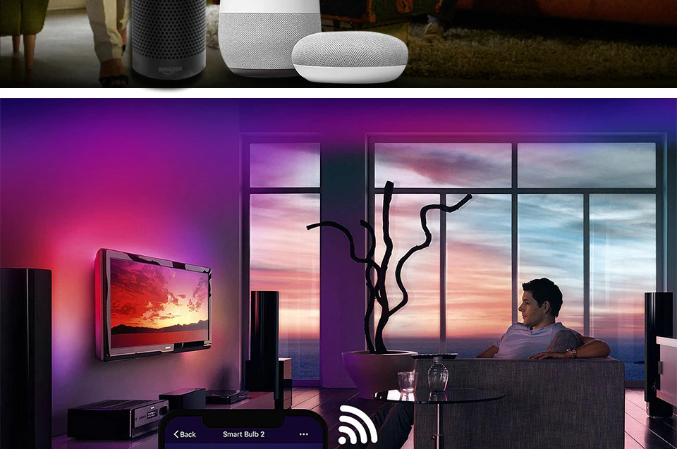 B22 умная Светодиодная лампа E27 RGBW 15 Вт WiFi лампа Bluetooth 4,0 умная лампа RGB+ белый цвет изменение затемнения AC85-265V гостиничная кухонная лампа