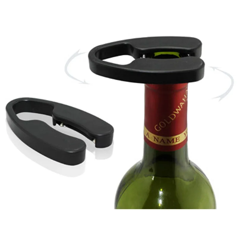 4 колесный штопор для винных бутылок открывалка фольги из АБС и нержавеющей стали колпачок ножа красного
