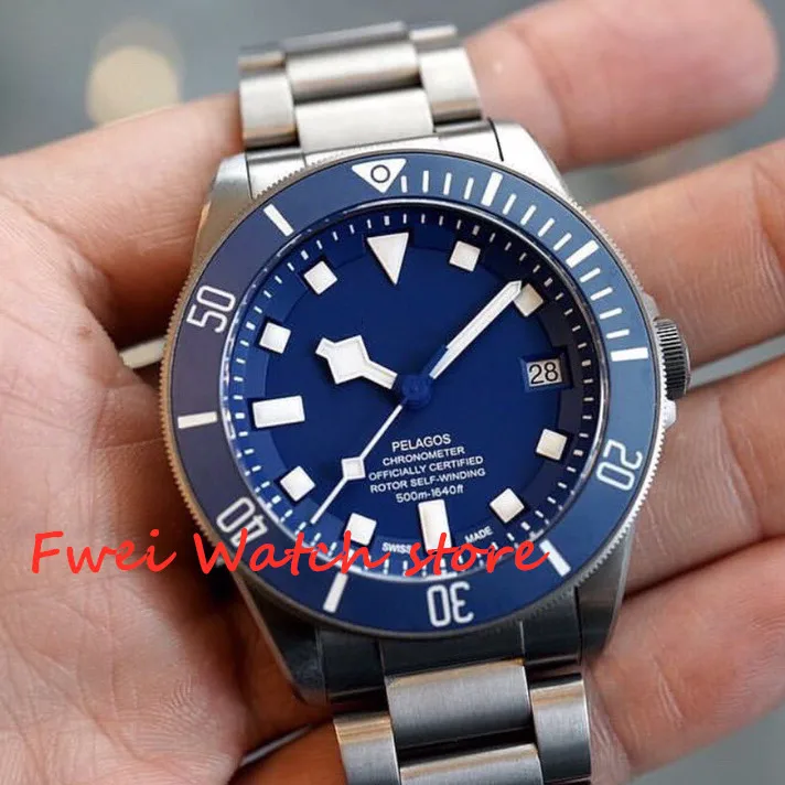 42 мм часы мужские дайвер автоматические механические 25600 ТБ военные спортивные