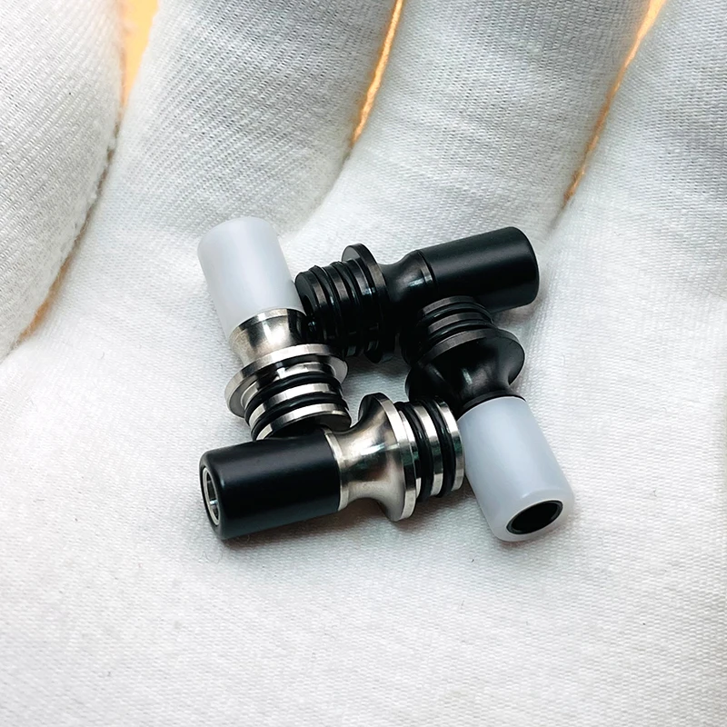 

510 mtl drip tip heat resistance mouthpiece 3mm narrow bore vape tip white black pom for BSKR & berserker mini v2 mtl rta