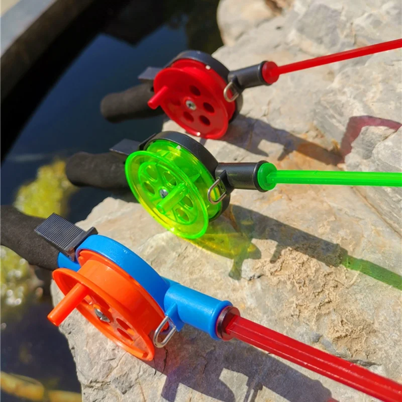 

Mini Ice Fishing Rod With Reel Winter Outdoor Fishing Accessories Reel Send Random Hot