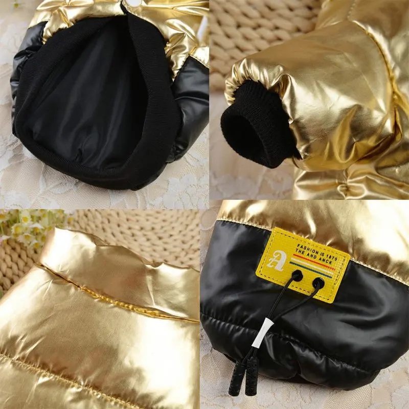 

Pet Winter Cotton Warm Cool Padded Dog Coat For Dogs Puppy Thickened Stand-up Collar Pet Down Dog Jacket Dog Clothes