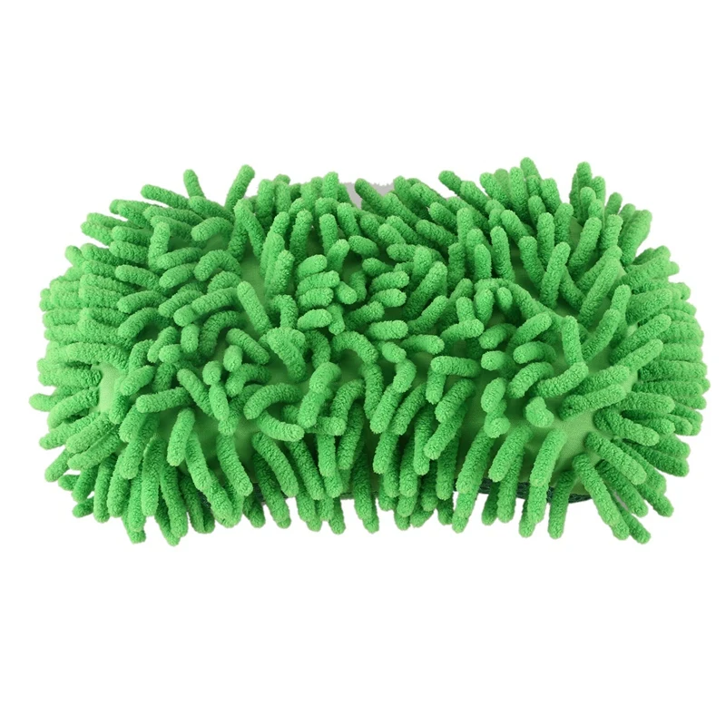 Car Hand Soft Towel Microfiber Chenille Washing Gloves Coral Fleece Auto | Дом и сад