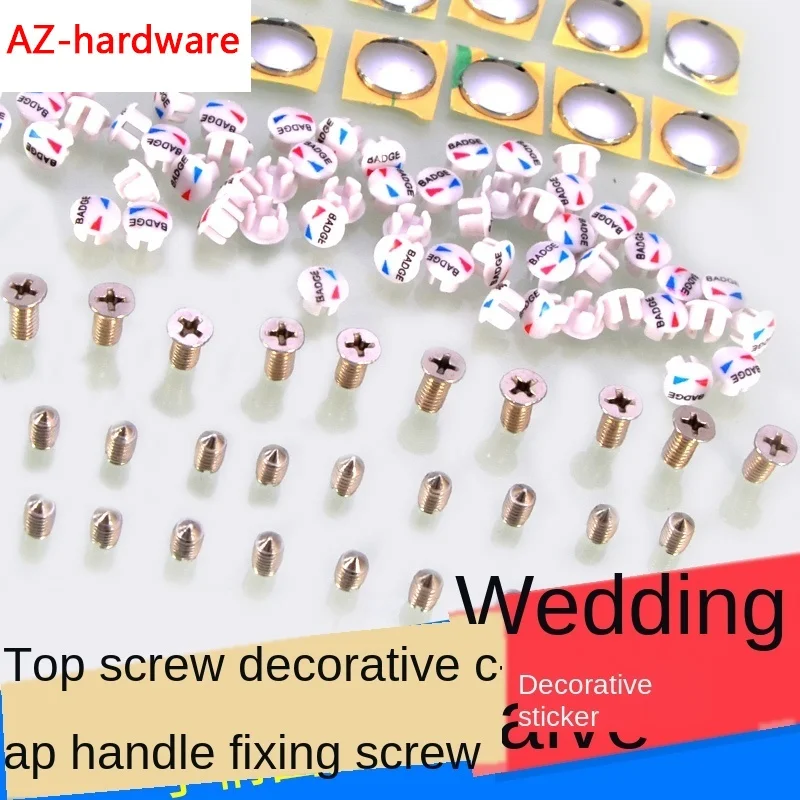 Смеситель ручки красного и синего цветов стандартной рукоятки крепежный винт