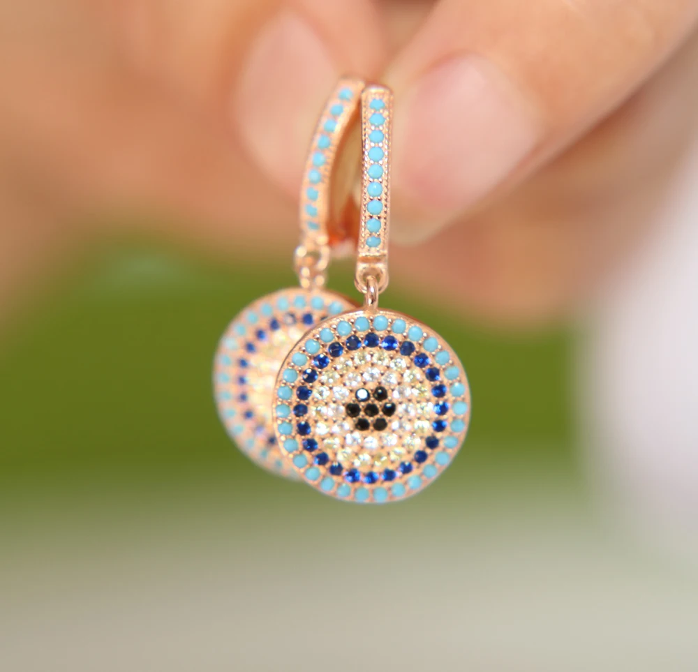 Женские серьги из серебра 100% пробы с фианитами|Серьги-гвоздики| |