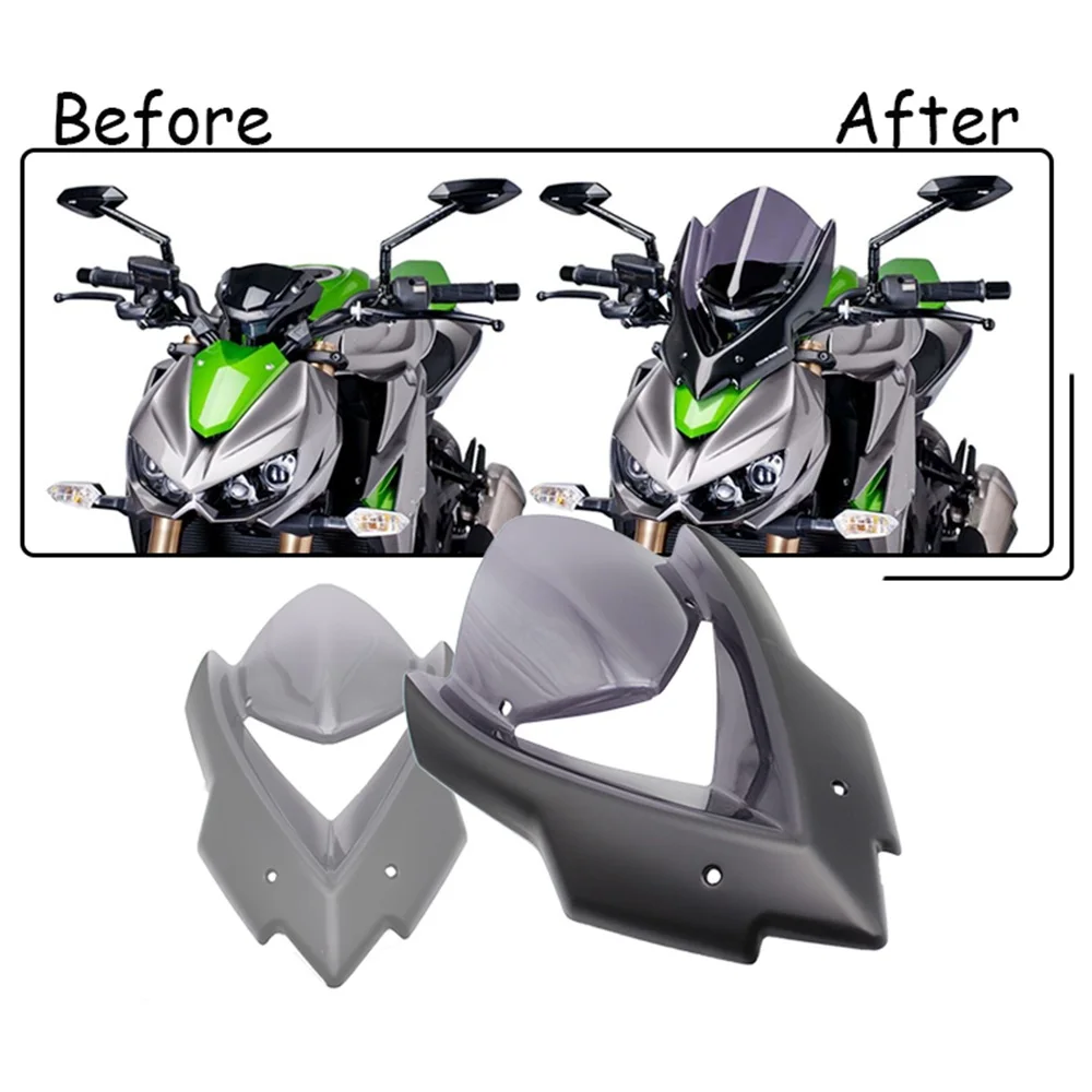 Козырёк ветрового стекла для мотоцикла подходит Kawasaki Z1000 2014 2015 2016 2017 2018