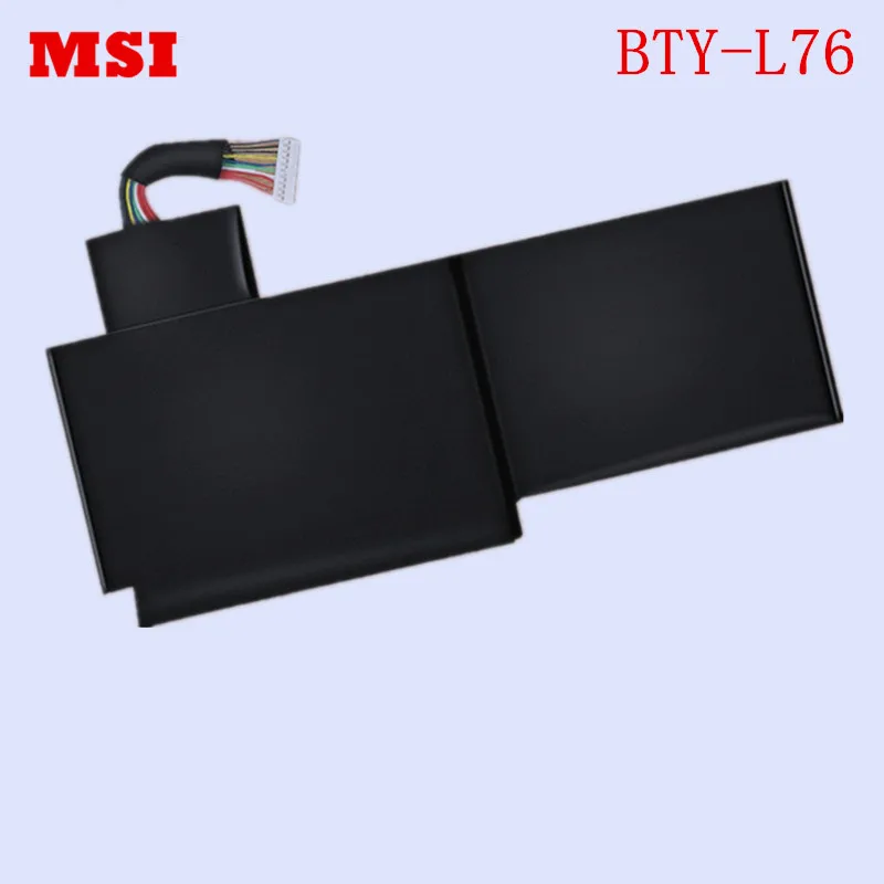 Новый оригинальный ноутбук Замена литий-ионная батарея BTY-L76 для MSI GS70 серии MS-1771 2 шт. 2PE 2QC 2QD 2QE XMG C703 11,1 V 58.8WH