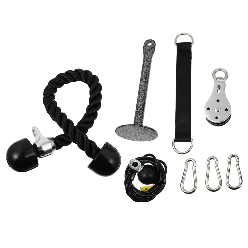 

1 Set Fitness Pulley Cable System Machine Muscle Strength Training Equipment