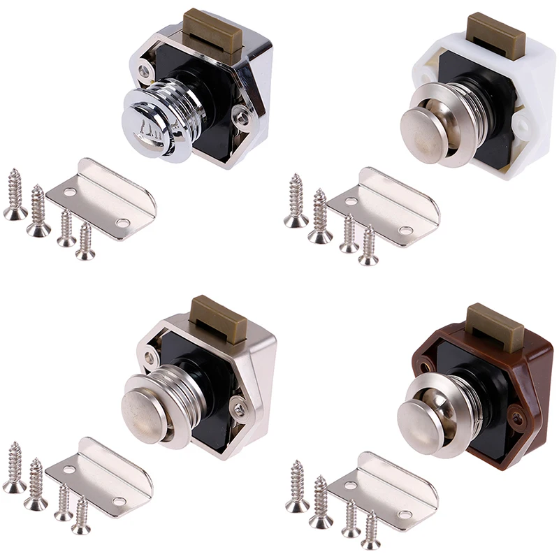 Нажимная кнопка блокировки дверной замок дверные ручки для шкафа колесного дома