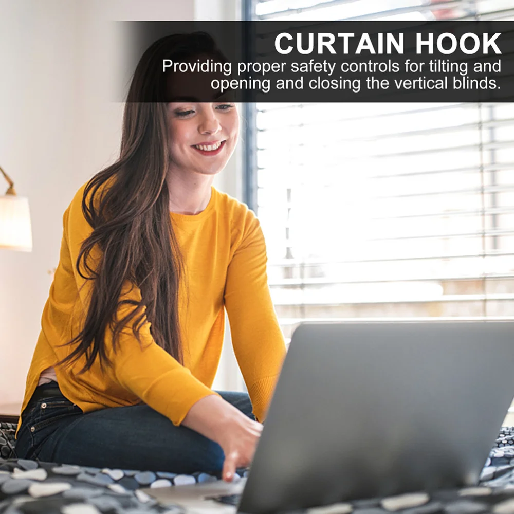 

16pcs Venetian Blind Connector Hook Compact Shutter Hook Practical Shutter Hook