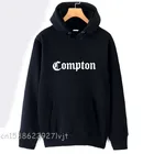 Женские толстовки Compton с капюшоном для девушек, готический шрифт, одежда в стиле хип-хоп, рэп для пар, флисовая одежда для осени и зимы