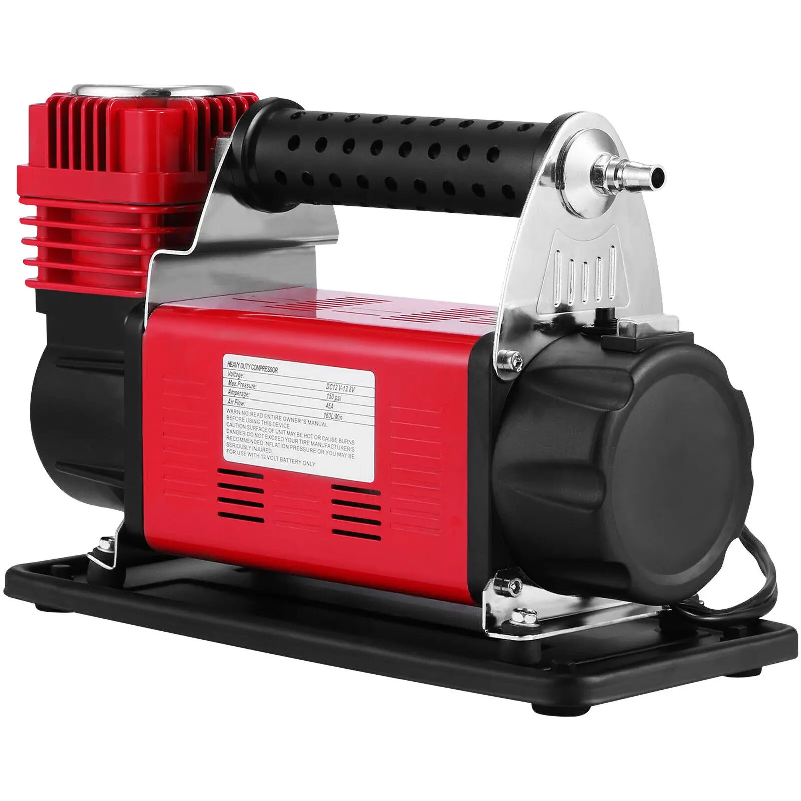 

Heavy Duty 12V Portable Air Compressor Car Van Truck 4x4 Tyre Pump