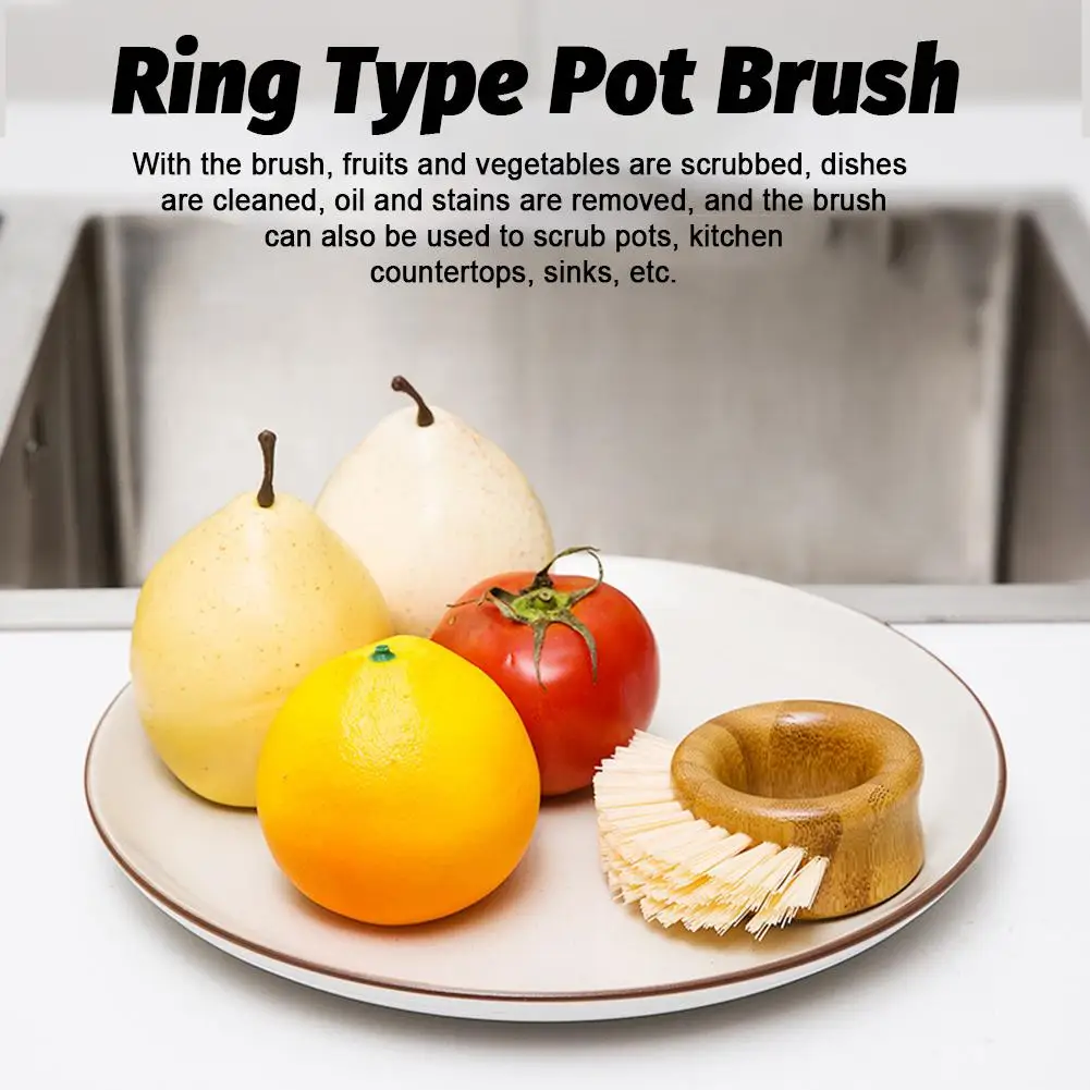 

Kitchen Cleaner Creative Fruit Vegetable Brush Ring-shape Brush