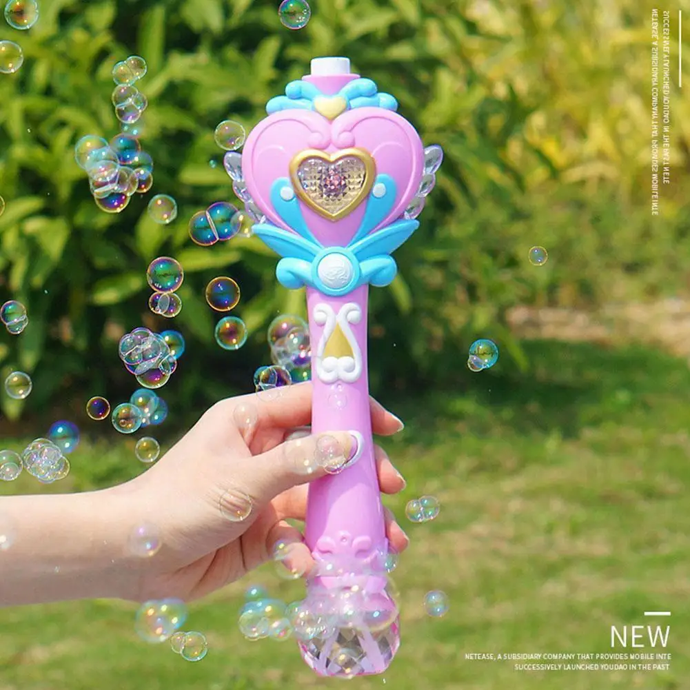 

Электрический волшебная палочка автоматический раздатчик мыла для выдувания мыльных пузырей пистолет детский игрушечный воздуходувки ма...