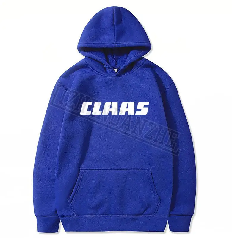 Новинка толстовка с капюшоном для трактора Claas зимний мужской пуловер Мужское