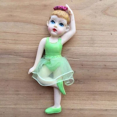 Мультяшный персонаж 3d магниты на холодильник наклейки Мона Лиза девушка