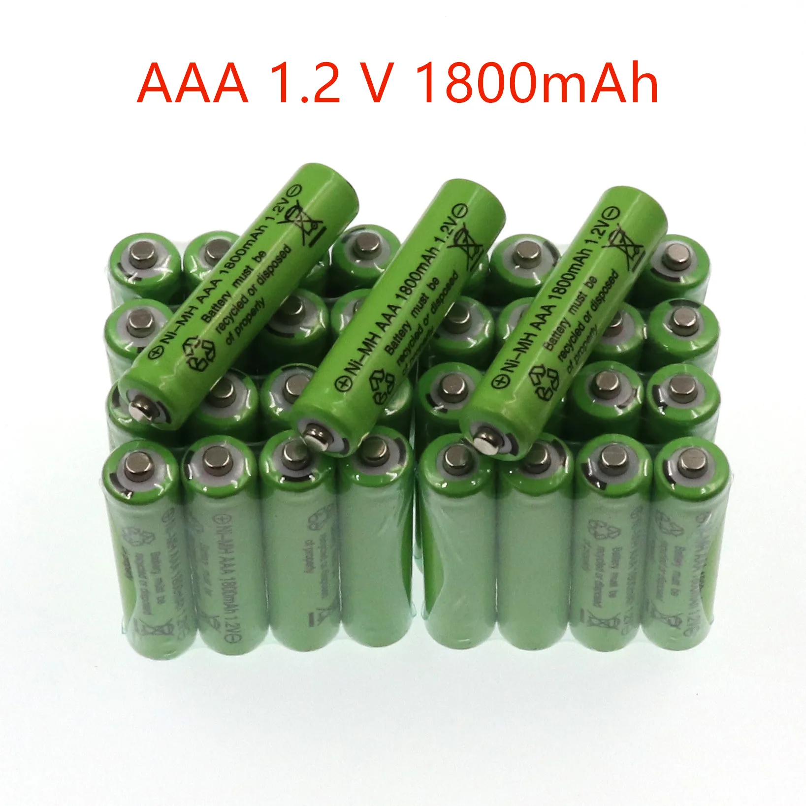 

2020 Nieuwe 100% Aaa 1800 Mah 1.2 V Quanlity Aaa Oplaadbare Batterij Ni-Mh 1.2 V Oplaadbare 2A Batterij Baterias Bateria