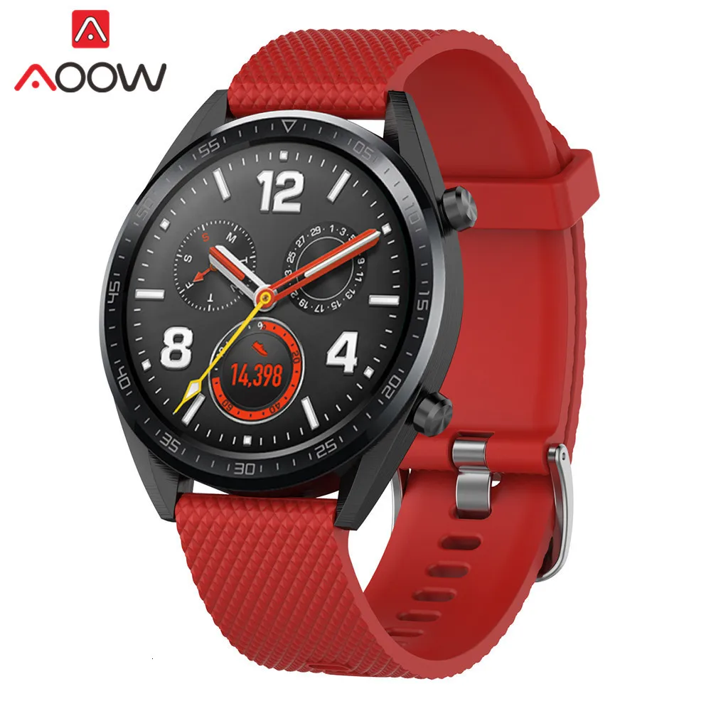 20 мм 22 мм силиконовый ремешок для huawei GT honor watch Magic galaxy watch 42 мм 46 мм active huami amazfit pace ремешок Bip ремешок для часов