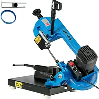 bs 85 benchtop portable metal bandsaw 1kw band saw for cutting wood glass fiber plastic woodworking blade speed 40 88mpm