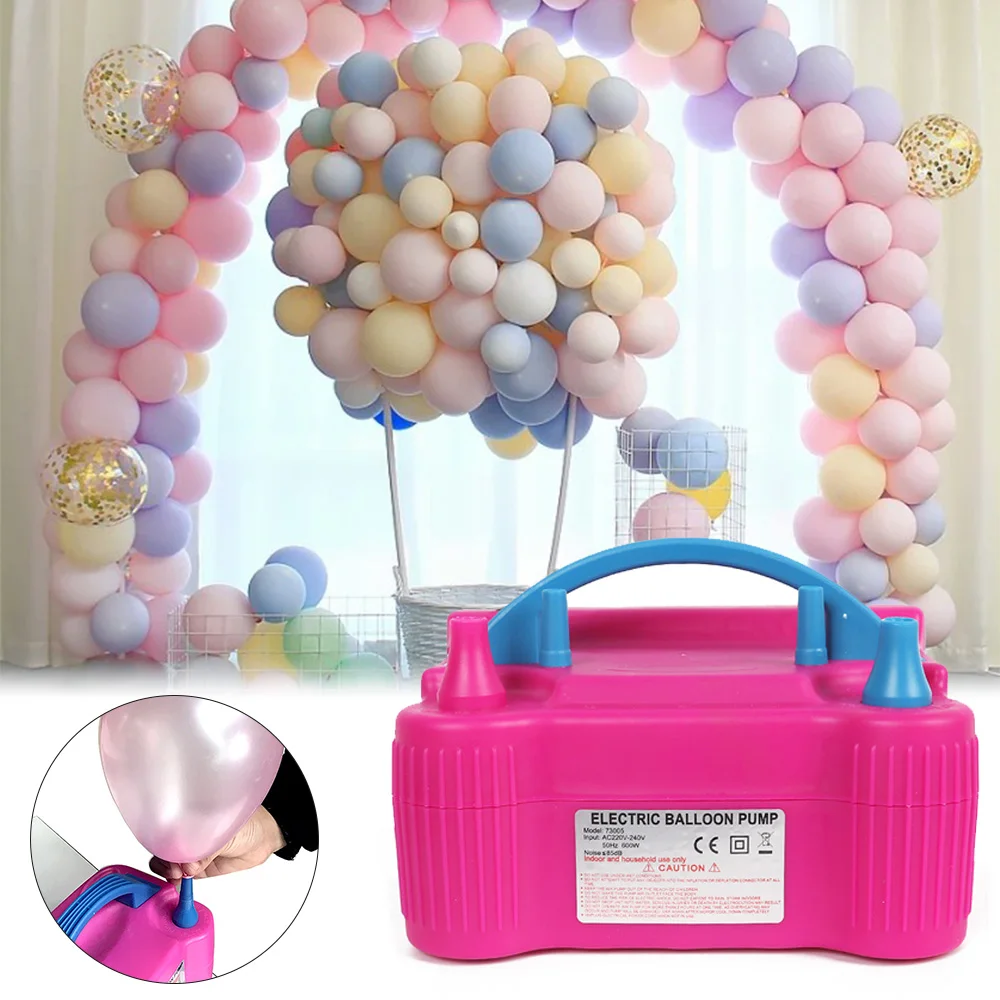 comprar Duplo Furo Portátil Compressor De Ar 220v Ac Inflável Balão Elétrico Bomba Balão De Ar Bomba Inflator Balão Elétrico Bomba