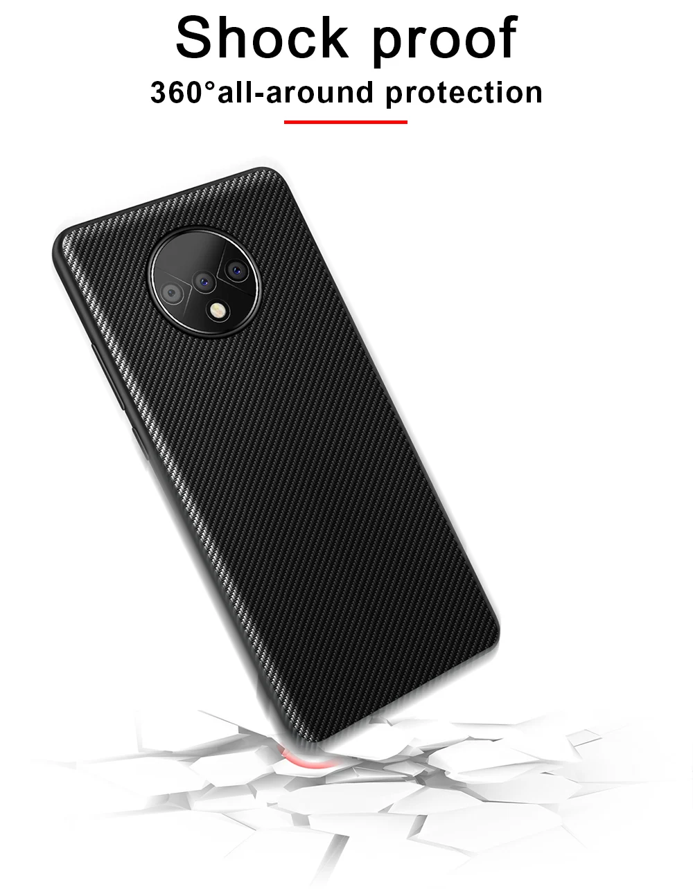 Для Oneplus 7T чехол Высокое качество Текстура углерода кожа задняя крышка для Oneplus 7T Pro 6T 6 5T 5 полный защитный противоударный чехол