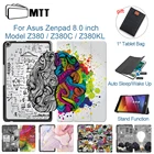 MTT чехол для планшета ASUS ZenPad 8 дюймов Z380 Z380C Z380KL искусственная кожа флип-подставка смарт-чехол мультяшный защитный чехол