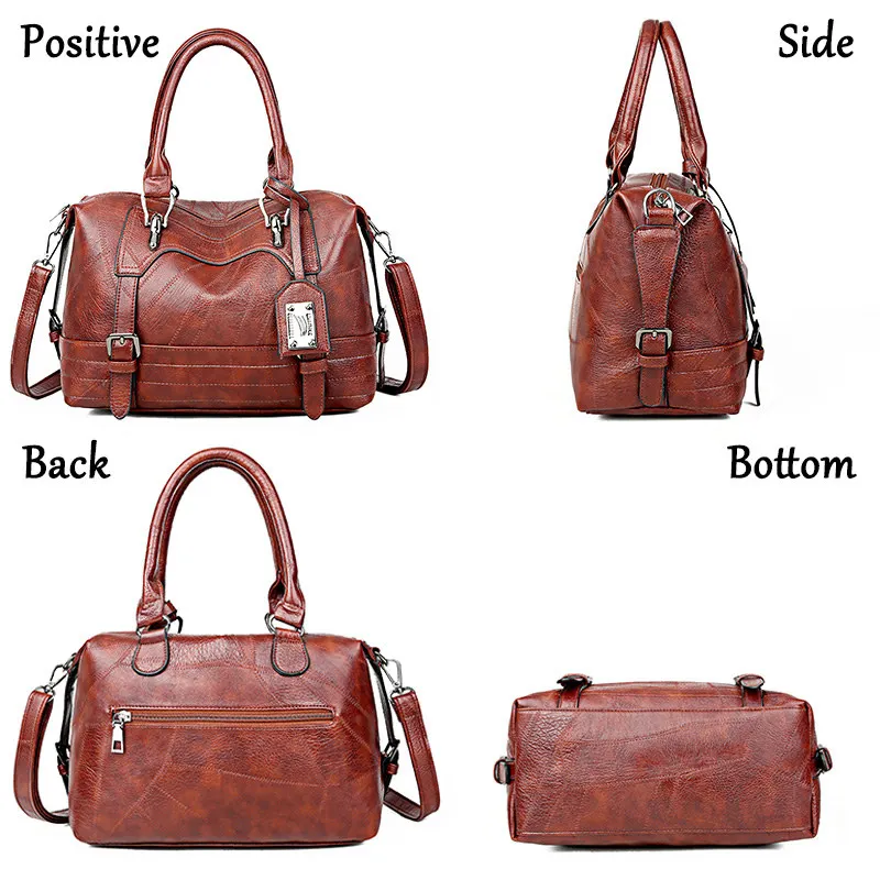 Women Handbags High Quality PU Leather Capacity Crossbody Bags for 2020 Lady Shoulder Travel Tote Bag | Багаж и сумки