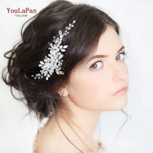 YouLaPan-Tiara nupcial de muchos estilos, horquillas de boda, Clips, joyería para el pelo de boda, diadema de boda hecha a mano
