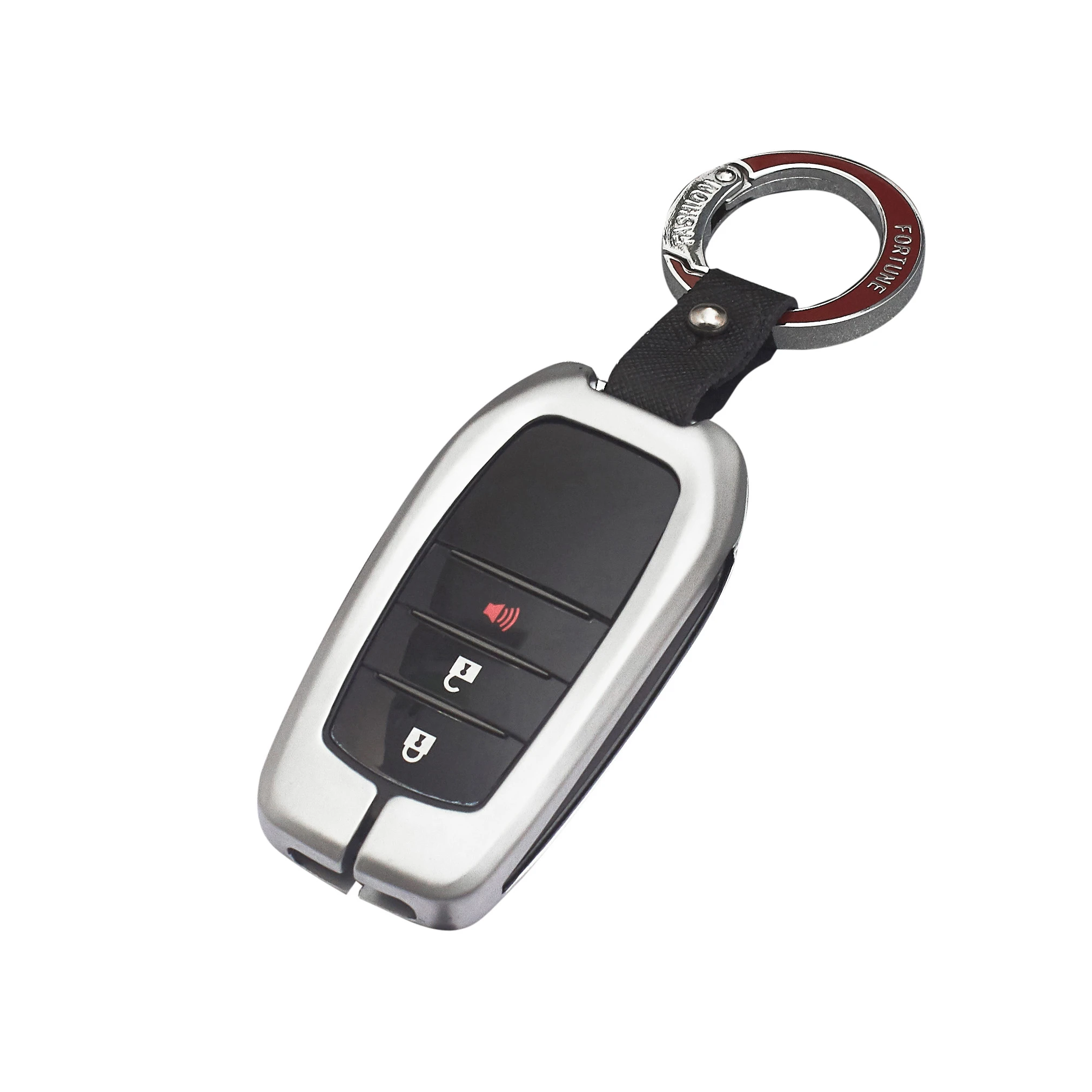 

Для Toyota RAV4 Land Cruiser Prado Elfa Grandmaster Previa новый ТПУ цинковый сплав автомобильный смарт-ключ защитный корпус аксессуары