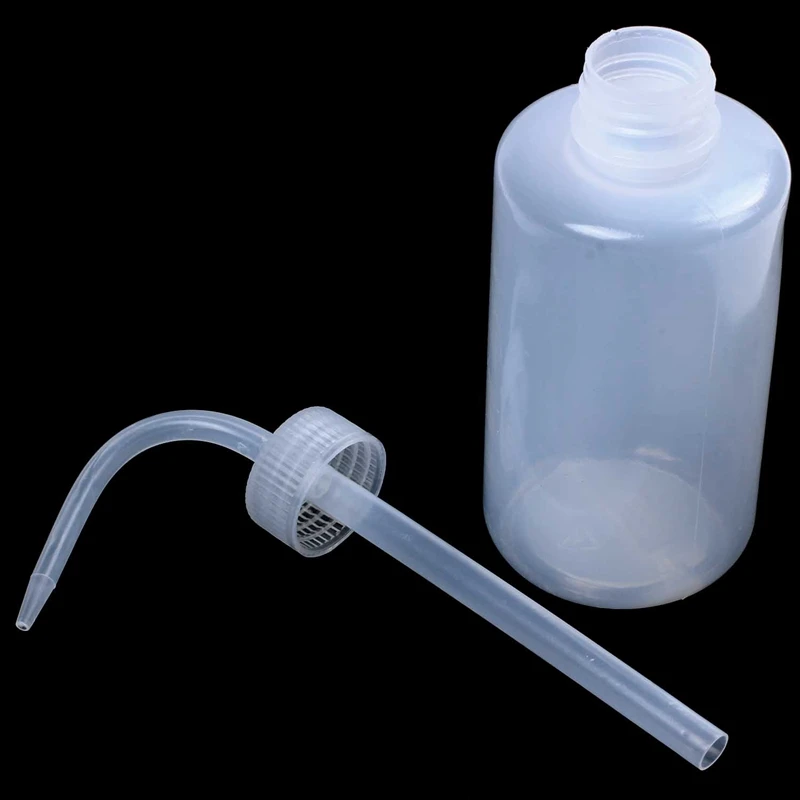 

2 Pack Plant Flower Succulent Watering Bottle Plastic Bend Mouth Watering Cans Squeeze Bottle--250ML and 500ML