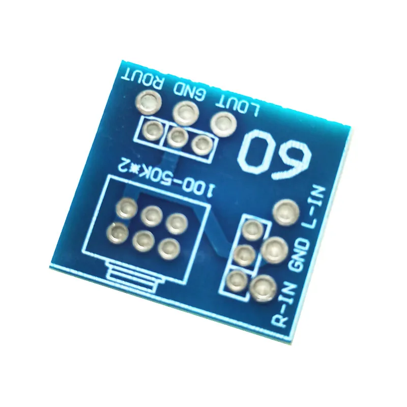 Монтажная пластина потенциометра громкости PCB 09 для diy предусилителя |