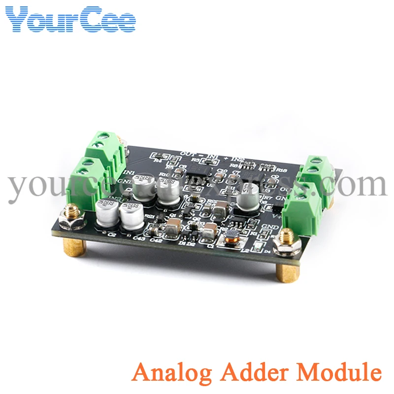 

Analog Adder Module Double Channel Adder Analog Addition Operation In-phase Addition Adder Module 1:1 Adder