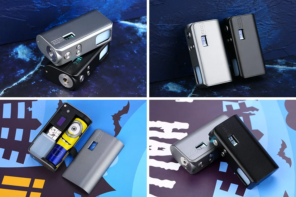 Hippovape Kudos 80 Вт Squonker мод мощность от одной 18650 батареи и 7,5 мл бутылка слайд-к-заправка коробка мод VS Drag 2/gen