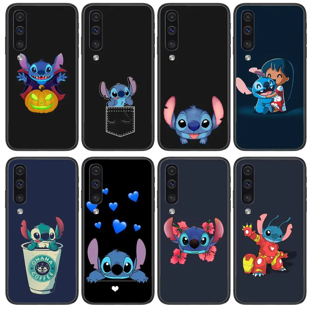 

Stitch Phone cover hull For SamSung Galaxy S 8 9 10 20 21 S30 Plus Edge E S20fe 5G Lite Ultra black soft