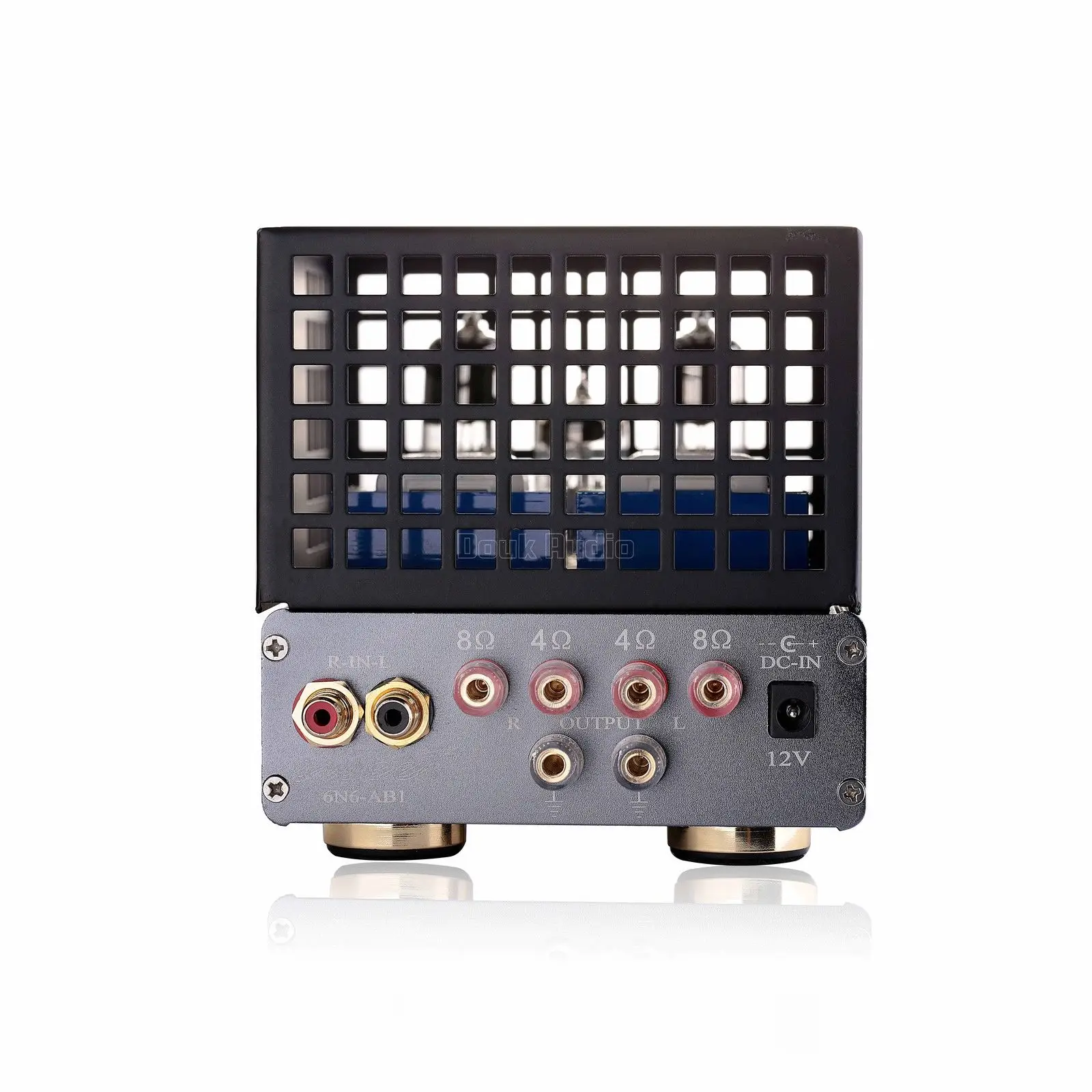 Вакуумный ламповый усилитель Douk audio Mini 6N6 + 6N2 Hi-Fi SEPP Class AB Настольный мощности |