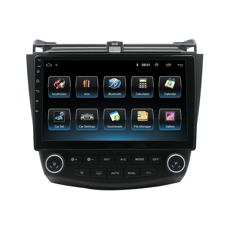 Для Honda Accord 2003-2007 10 1 дюймов Android 9 Bluetooth радио MP5 плеер GPS навигация с камерой заднего