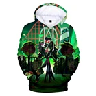 Толстовка Helluva Boss с 3D принтом, спортивная одежда с капюшоном для женщин и мужчин, в стиле панк, хип-хоп, Детская толстовка с капюшоном с 3D рисунком из аниме
