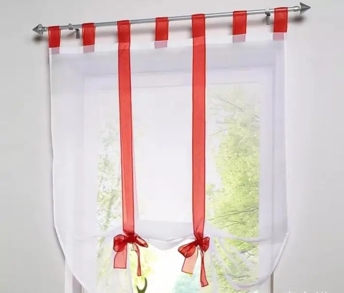 Роскошные римские занавески в пасторальном стиле 7 цветов вышитые цветочные на