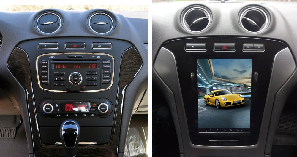 Sinosmart Android 8,1 Tesla стиль автомобиля gps Мультимедиа Радио Навигация плеер для Ford Mondeo/Fusion MK4 2011-2013