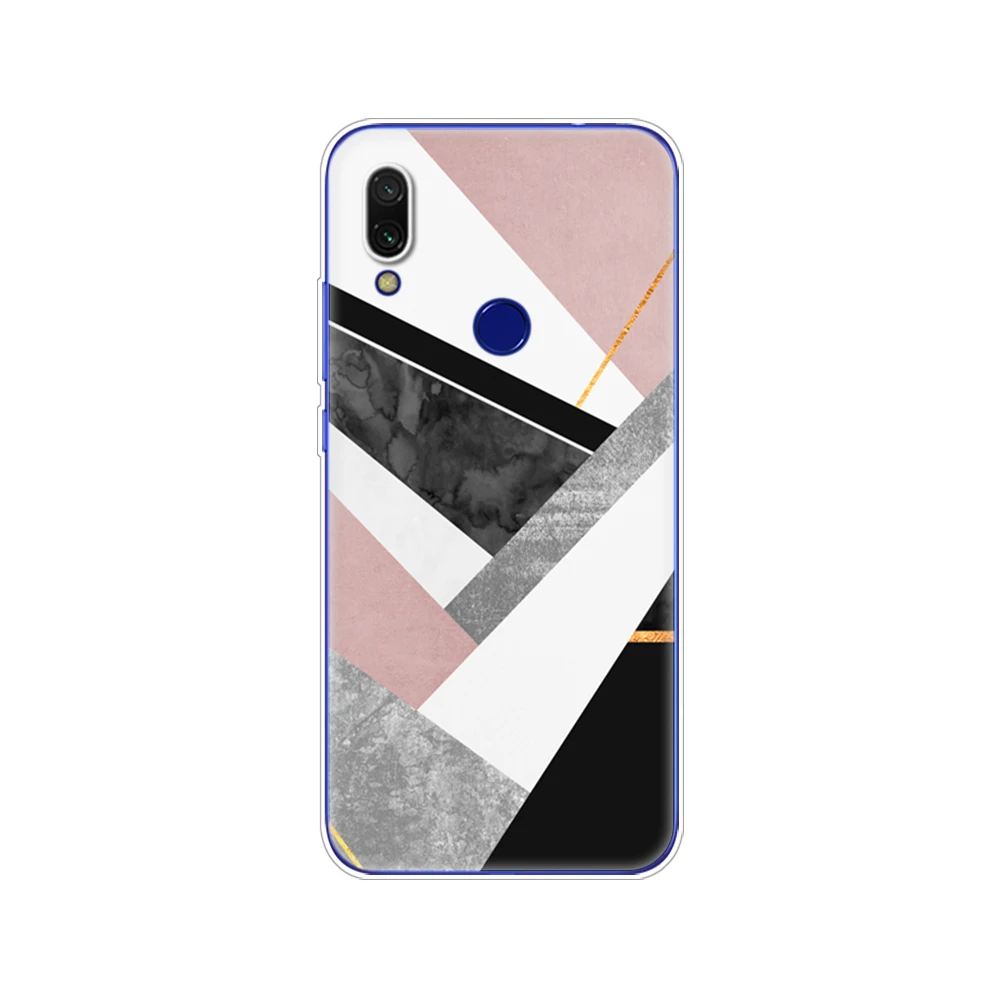 Силиконовый чехол для Xiaomi Redmi Note 7 6 3 дюйма с рисунком мягкий из ТПУ redmi 26 чехлы note pro
