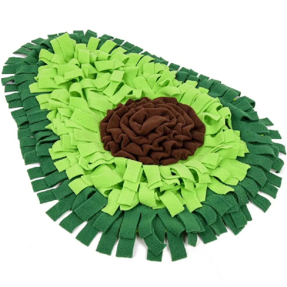 

AsyPets Avocado Pattern Pet Sniffing Mat Feeding Training Pad Toy Dog Release Stress Training Blanket