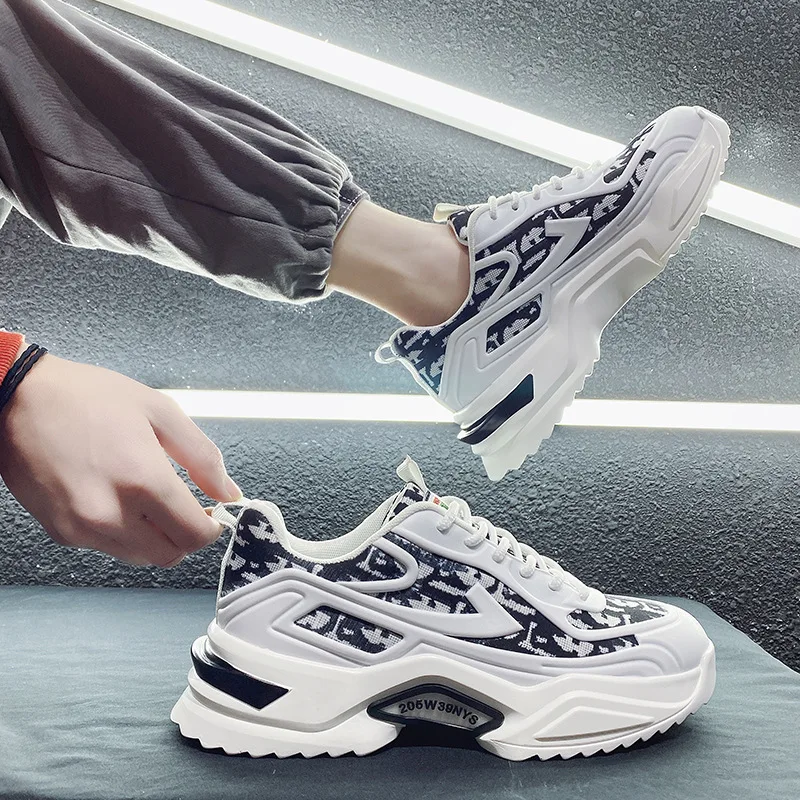 

2021 New Sports Shoes Men's White Shoes Men's Casual Running Shoes Men's Casual Sports Shoes