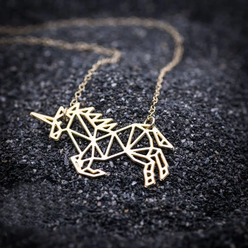 Минималистичное женское ожерелье подвеска на удачу ювелирное изделие из