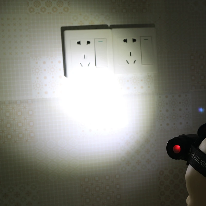 Светодиодный налобный фонарь Мини ИК-датчик Индукционная фара Usb Перезаряжаемый