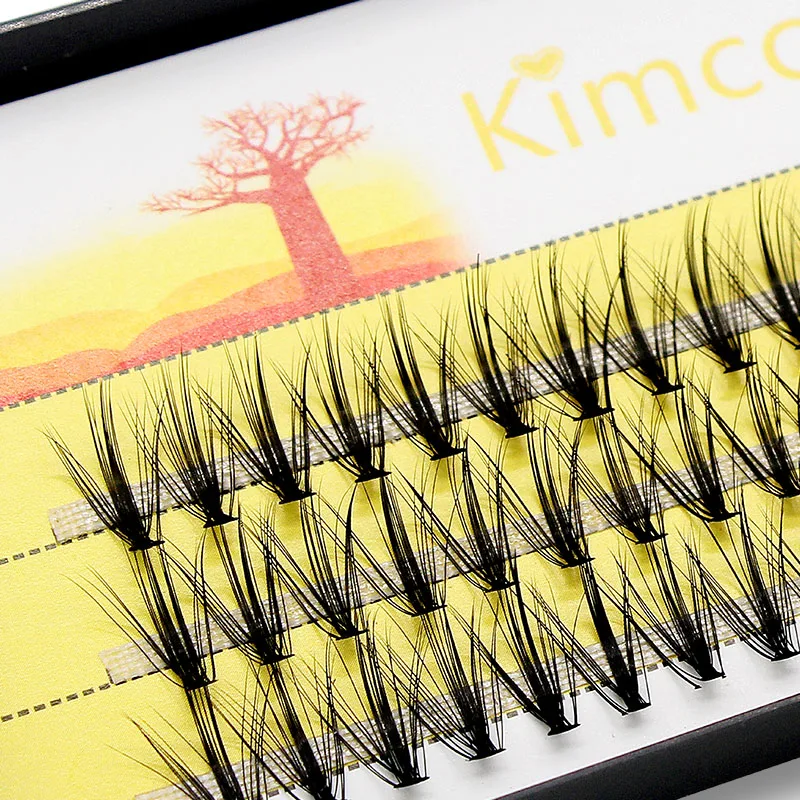 Kimcci 60 пряди норковые ресницы для наращивания натуральные 3D русский объем