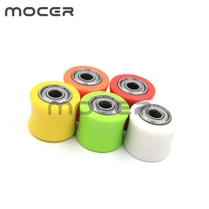 Новинка 8 мм направляющие звездочки роликовый ролик Натяжной 5 цветов для Pit Dirt Bike