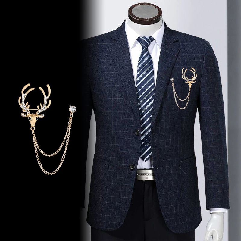 1 шт. креативная стразы олень Орел ручная корона змея Череп женские цепочки с