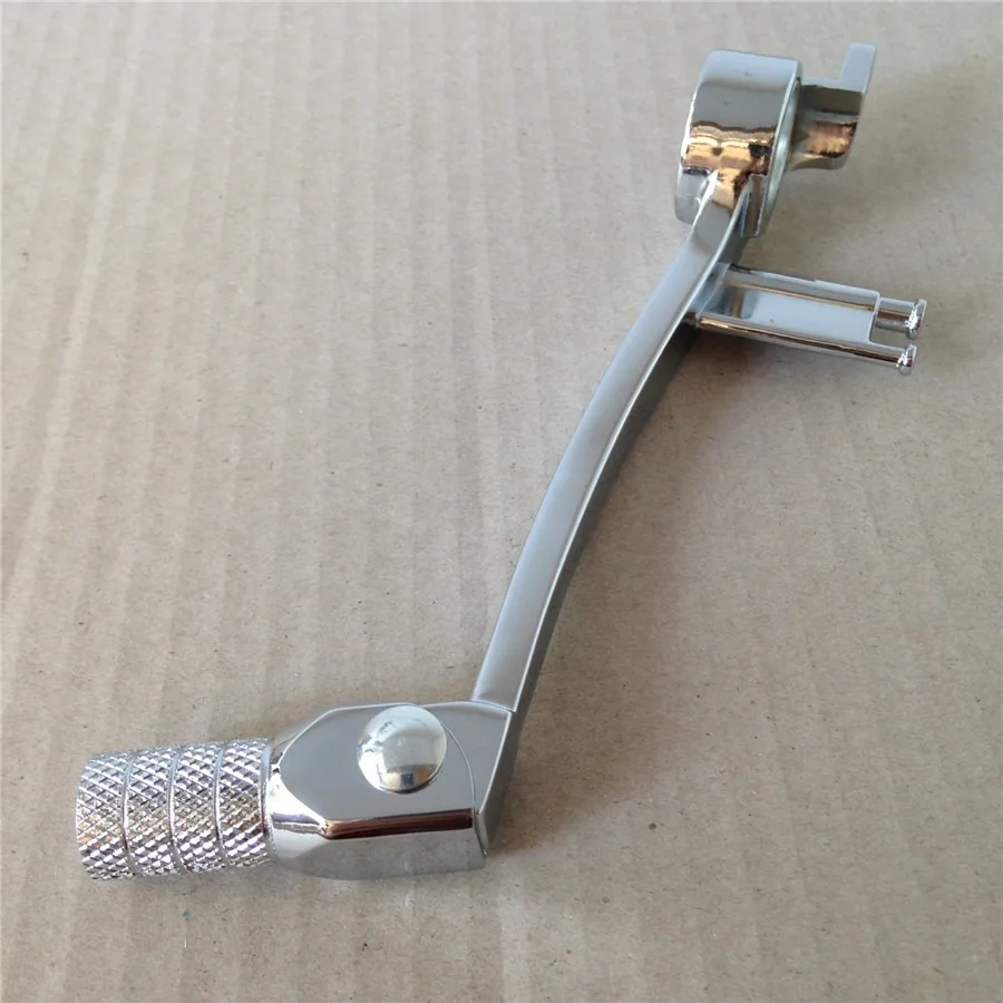 Aftermarket free shipping motorcycle parts Motorcycle Chrome Foldable Rear Brake Pedal Foot Lever For 2006-2014 Suzuki GSXR 600 |