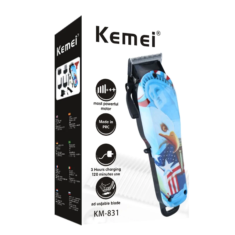 

Professional barber hair clipper adjustable hair trimmer for men rechargeable electric cutter hair cutting machine hair cut tool